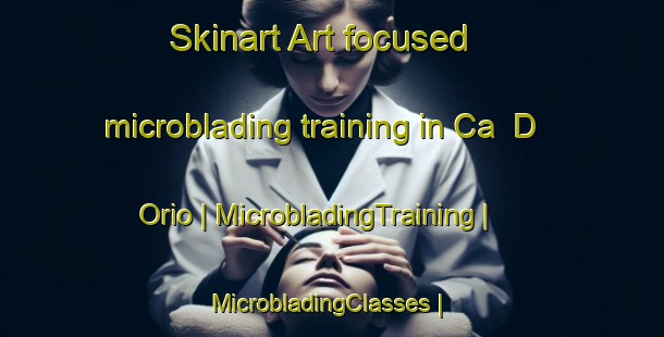 Skinart Art-focused microblading training in Ca  D Orio | MicrobladingTraining | MicrobladingClasses | SkinartTraining-Italy